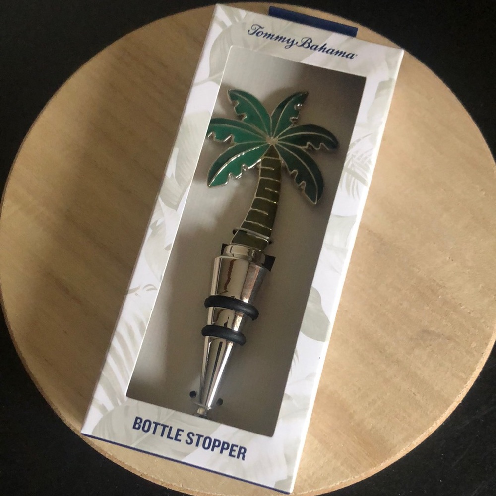 TOMMY BAHAMA PALM TREE Bottle Wine Stopper